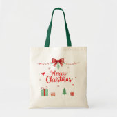 Vroege kersttas tote bag (Voorkant)