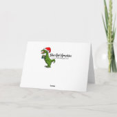 Vroege kersttekst feestdagen kaart (Achterkant)