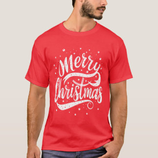 Vroege kersttekst t-shirt