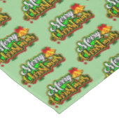 Vroege kersttekst Typografie met cellen Tafelkleed (Gekanteld)