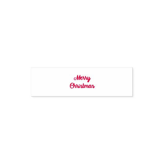 Vroege kersttekst  zelfinktende stempel (Design)