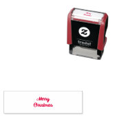 Vroege kersttekst  zelfinktende stempel (In situ)