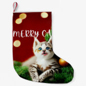 Vroege kerstvakantie kleine kerstsok (Voorkant)