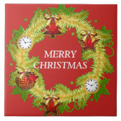 Vroege kerstvakantie tegeltje (Voorkant)