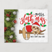 Vroege kerstvakantiekaartje Briefkaart (Voorkant)