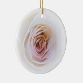 Vroege kerstversiering met Roos Keramisch Ornament (Rechts)