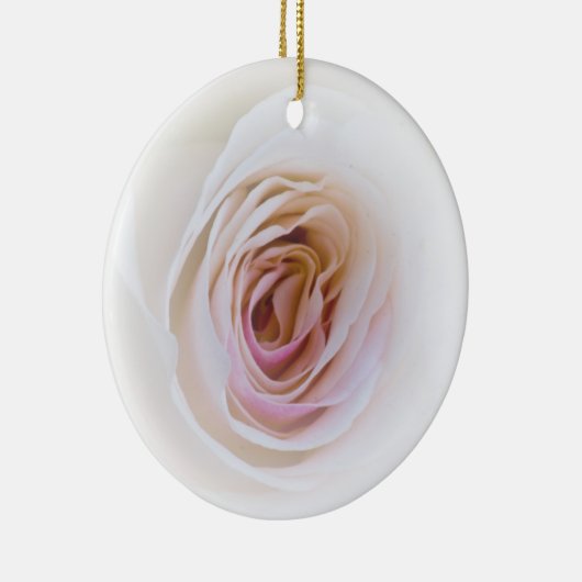 Vroege kerstversiering met Roos Keramisch Ornament (Rechts)