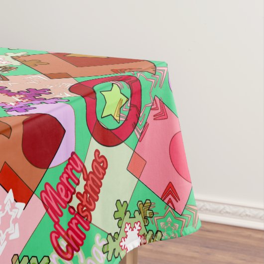 Vroege kerstversiering tafelkleed (Voorbeeld)