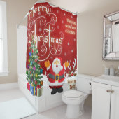 Vroege kerstvrede op aarde douchegordijn (In situ)