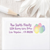 Vroege klassieke retouradreslabels etiket (Insitu)