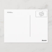 Vroege lentbloemen briefkaart (Achterkant)