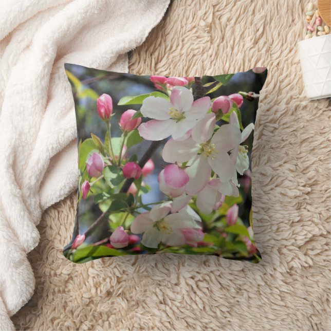 Vroege Lente Appelbloesem 3  Kussen (Deken)