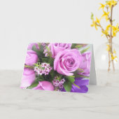 Vroege Lente Boeket Moederdag Kaart (Gele Bloem)