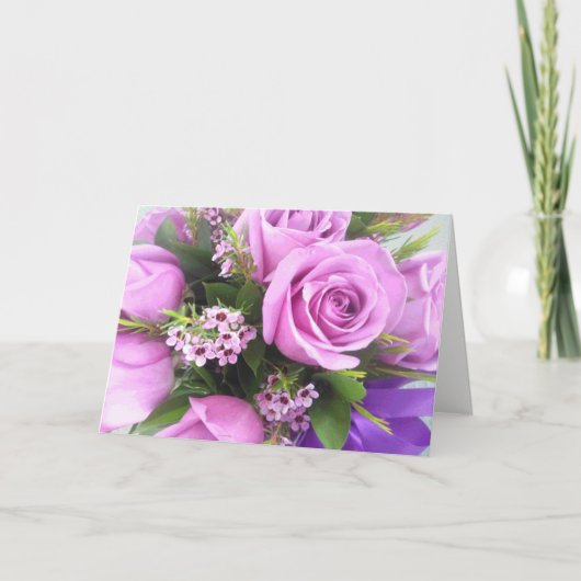 Vroege Lente Boeket Moederdag Kaart (Voorkant)