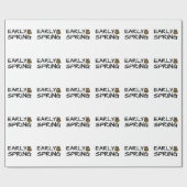 Vroege lente cadeaupapier (Vlak)