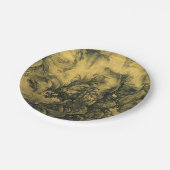 Vroege lente en Guo Xi - Chinees kunst/imperiaal C Papieren Bordje (Gekanteld)