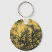 Vroege lente en Guo Xi - Chinees kunst/imperiaal C Sleutelhanger (Voorkant)