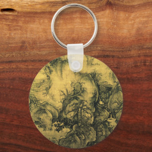 Vroege lente en Guo Xi - Chinees kunst/imperiaal C Sleutelhanger
