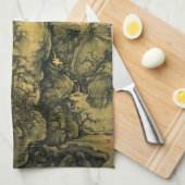 Vroege lente en Guo Xi - Chinees kunst/imperiaal C Theedoek (Quarter Fold)