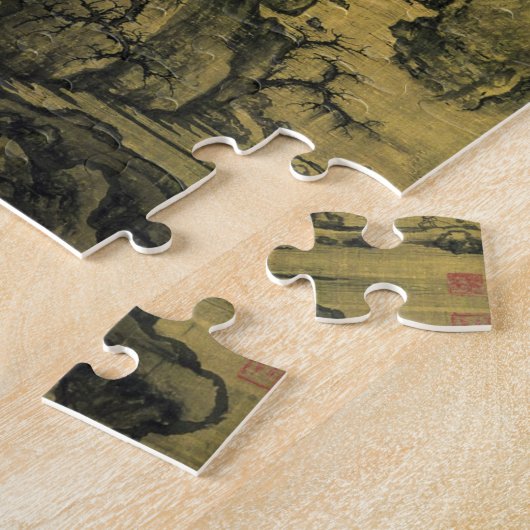 Vroege lente en Guo Xi - Chinese kunst / China Legpuzzel (Zijkant)