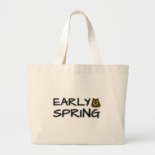 Vroege lente grote tote bag (Voorkant)