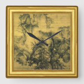 Vroege lente, Guo Xi-schilderen, omlijst Vierkante Klok (Voorkant)