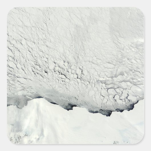 Vroege lente in de Antarctische wateren Vierkante Sticker (Voorkant)