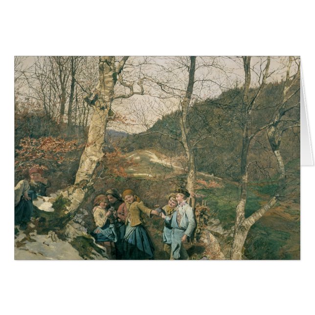 Vroege lente in het Bos van Wenen (Voorkant Horizontaal)