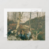 Vroege lente in het Bos van Wenen Briefkaart (Voorkant / Achterkant)