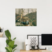 Vroege lente in het Bos van Wenen Poster (Thuiskantoor)