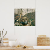 Vroege lente in het Bos van Wenen Poster (Keuken)