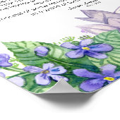 Vroege lente in Vermont Poem Poster (Hoek)