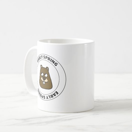 Vroege lente koffiemok (Voorkant links)