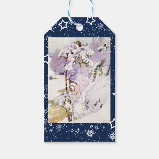 Vroege lente, Pekka Halonen Cadeaulabel (Voorkant)