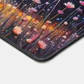 Vroege lente vallei zonsondergang illustratie bureaumat (Hoek)