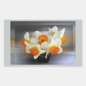 Vroege lentedopodis rechthoekige sticker (Voorkant)