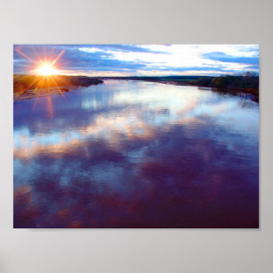 Vroege lentessoon, Cimarron River I (C) Poster