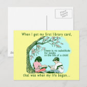 Vroege lezing briefkaart (Voorkant / Achterkant)