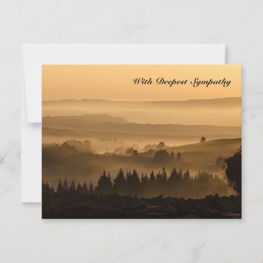 Vroege lichtbijbel Verse Sympathiekaart Kaart (Voorkant)