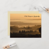 Vroege lichtbijbel Verse Sympathiekaart Kaart (Voorkant / Achterkant in situ)