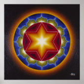 Vroege mandala #2 poster (Voorkant)