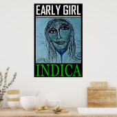 VROEGE MEISJE INDICA POSTER (Keuken)