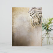 Vroege Middeleeuwse oude stijl perkament (Staand voorkant)