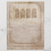 Vroege Middeleeuwse oude stijl perkament (Voorkant)