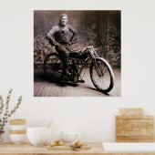 VROEGE MOTORCYCLUS PIONEER RAY WEISHAAR 1914 POSTER (Keuken)