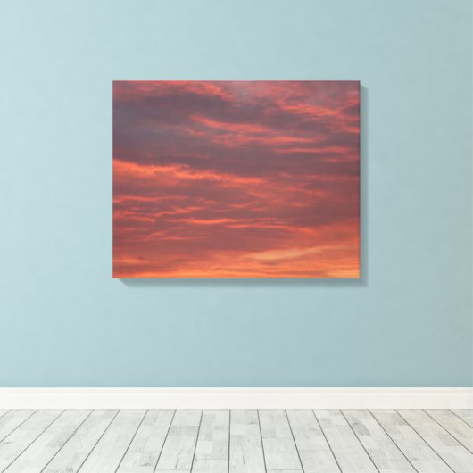 Vroege ochtend Canvas (Insitu (Houten vloer))