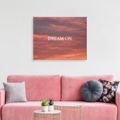 Vroege ochtend Canvas Afdruk (Insitu (Woonkamer))