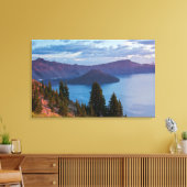 Vroege ochtend, Crater Lake Canvas Afdruk (Insitu (Woonkamer))