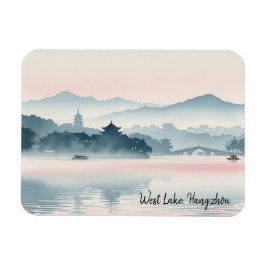 Vroege ochtend Hangzhou West Lake Hangzhou Magneet