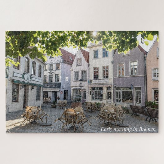 Vroege ochtend in Bremen Legpuzzel (Horizontaal)